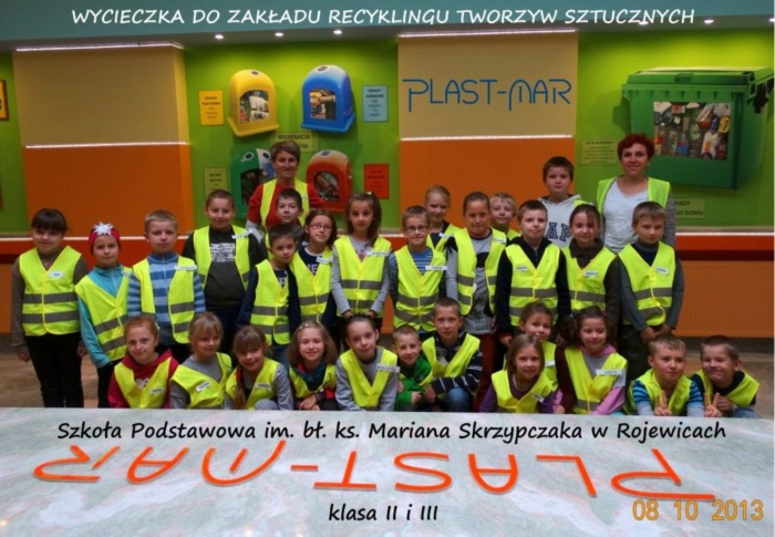 Plast-Mar - Recykling tworzyw sztucznych - Plast-Mar.pl - Szkoła Podstawowa im. bł. ks. Mariana Skrzypaczka - Rojewice