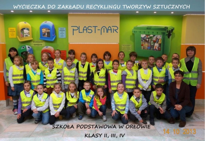 Plast-Mar - Recykling tworzyw sztucznych - Plast-Mar.pl - Szkoła Podstawowa - Orłowo