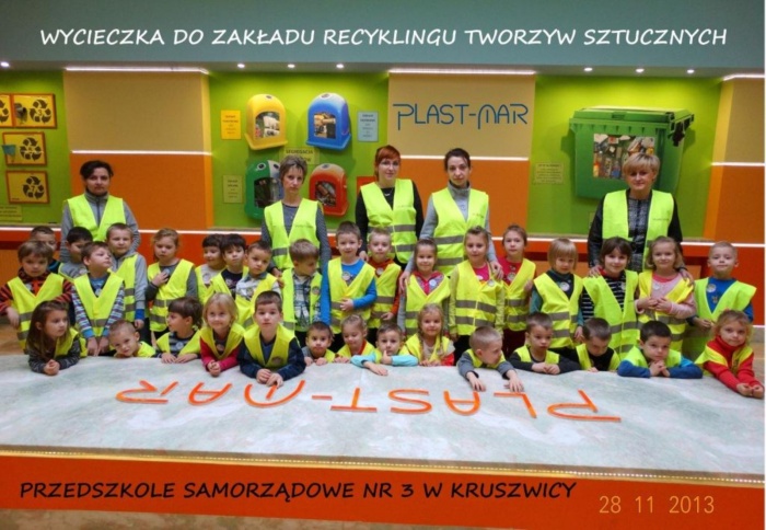 Plast-Mar - Recykling tworzyw sztucznych - Plast-Mar.pl - Przedszkole Samorządowe nr 3 - Kruszwica