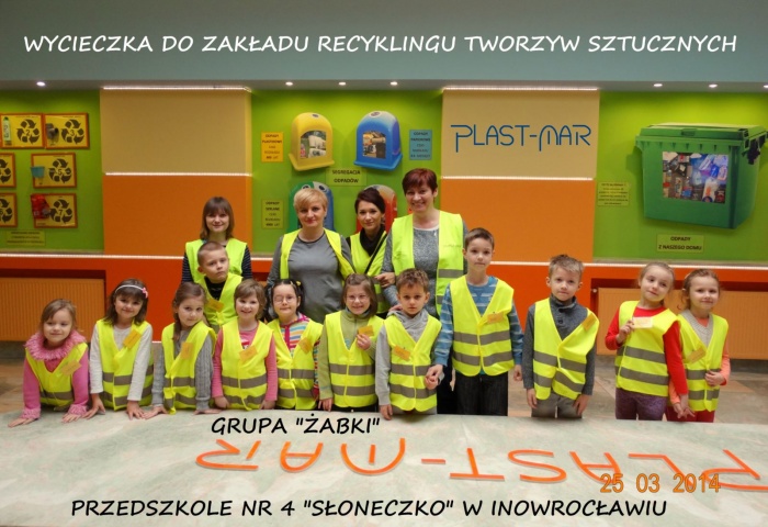 Plast-Mar - Recykling tworzyw sztucznych - Plast-Mar.pl - Przedszkole nr 4 "Słoneczko" - Inowrocław