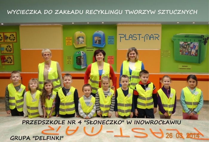 Plast-Mar - Recykling tworzyw sztucznych - Plast-Mar.pl - Przedszkole nr 4  "Słoneczko" - Inowrocław