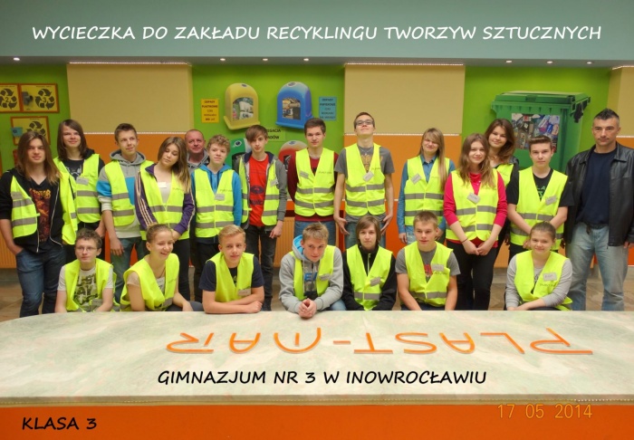 Plast-Mar - Recykling tworzyw sztucznych - Plast-Mar.pl - Gimnazjum nr 3 - Inowrocław