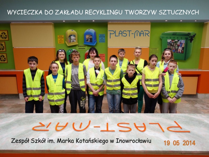 Plast-Mar - Recykling tworzyw sztucznych - Plast-Mar.pl - Zespół Szkół im Marka Kotańskiego - Inowrocław