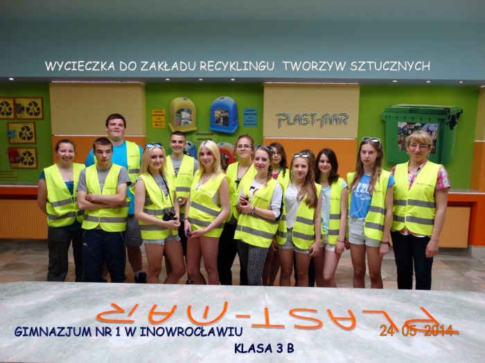 Plast-Mar - Recykling tworzyw sztucznych - Plast-Mar.pl - Gimnazjum nr 1 - Inowrocław