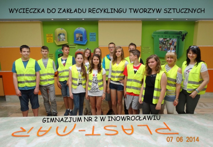 Plast-Mar - Recykling tworzyw sztucznych - Plast-Mar.pl - Gimnazjum nr 2 - Inowrocław