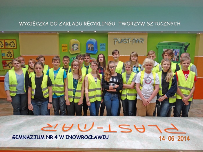 Plast-Mar - Recykling tworzyw sztucznych - Plast-Mar.pl - Gimnazjum nr 4 - Inowrocław