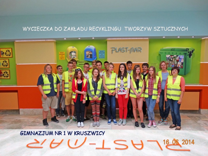 Plast-Mar - Recykling tworzyw sztucznych - Plast-Mar.pl - Gimnazjum nr 1 - Kruszwica
