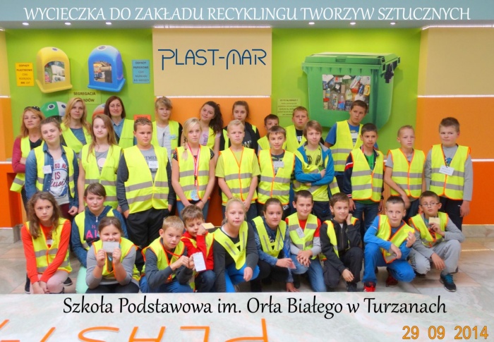 Plast-Mar - Recykling tworzyw sztucznych - Plast-Mar.pl - Szkoła Podstawowa im. Orła Białego - Turzany