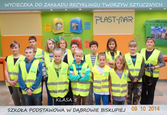 Plast-Mar - Recykling tworzyw sztucznych - Plast-Mar.pl - Szkoła Podstawowa - Dąbrowa Biskupia
