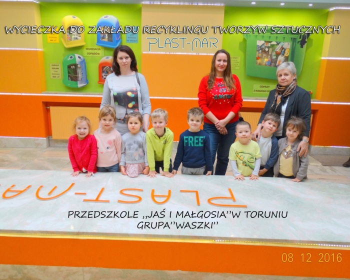 Plast-Mar - Recykling tworzyw sztucznych - Plast-Mar.pl - Przedszkole "Jaś Małgosia" - Toruń