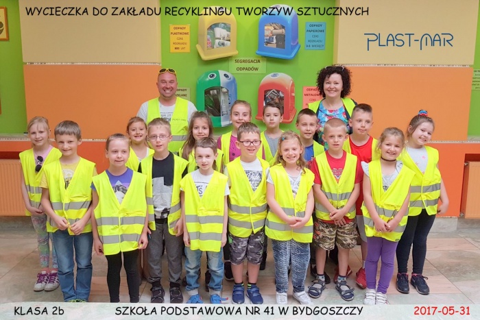 Plast-Mar - Recykling tworzyw sztucznych - Plast-Mar.pl - Szkoła Podstawowa nr 41 - Bydgoszcz